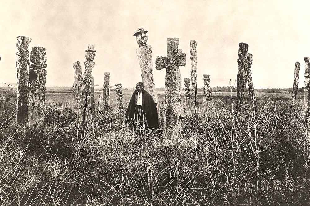 araucanian man graveyard