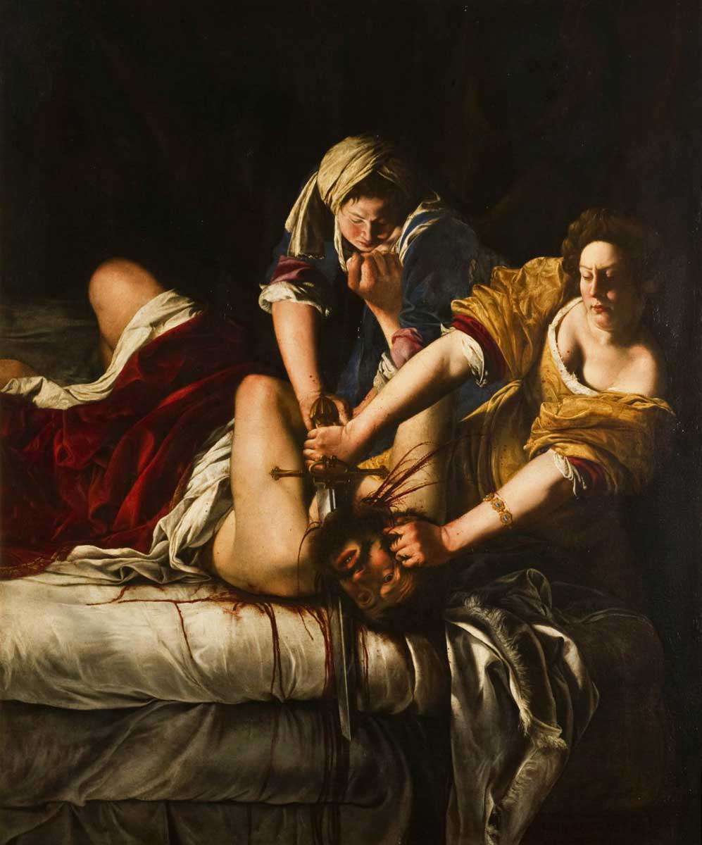 artemisia gentileschi judith beheading holofernes 1620