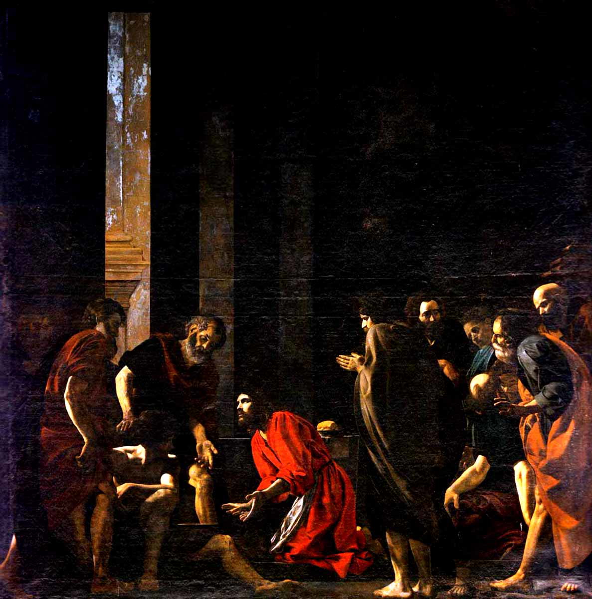 baroque artists caracciolo jesus painting