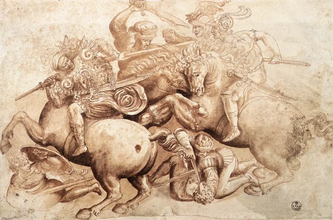 battle anghiari leondardo da vinci