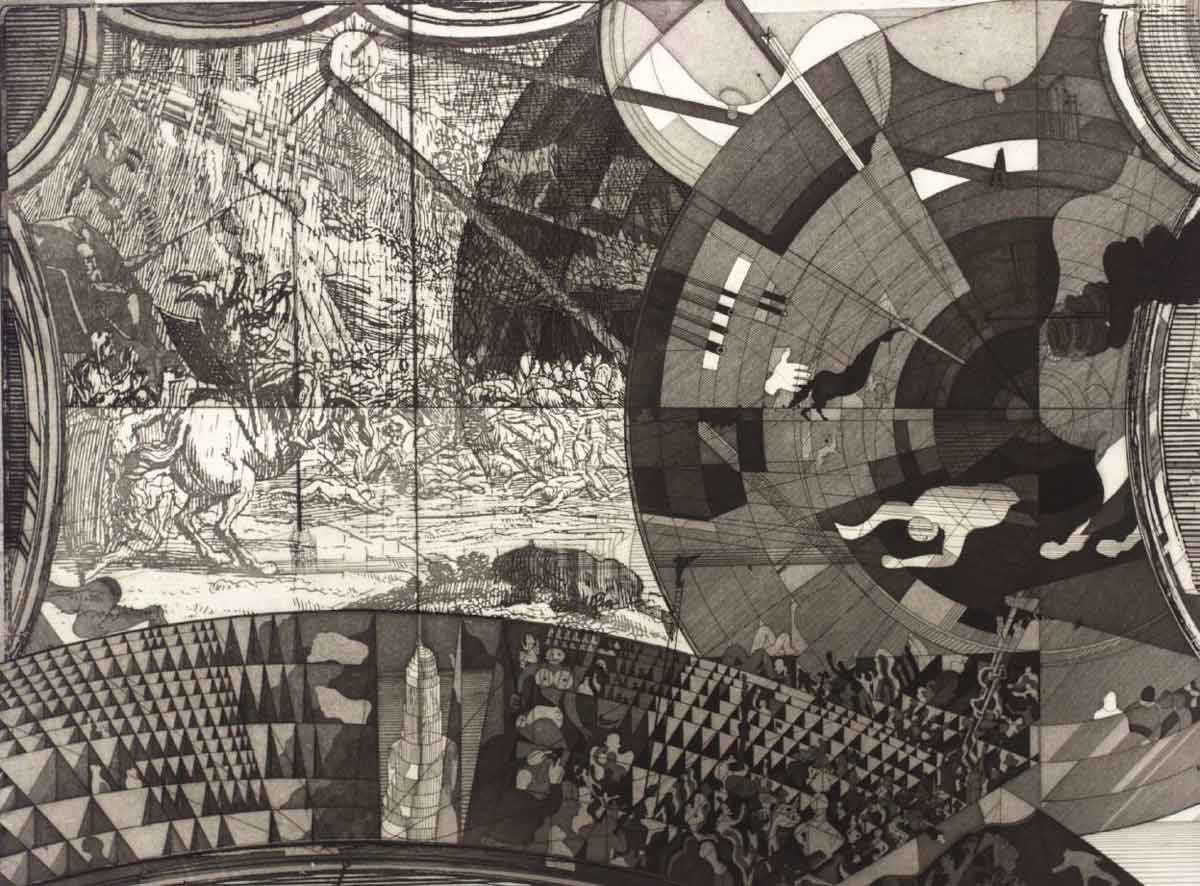 big theatre dieter roth painting black white