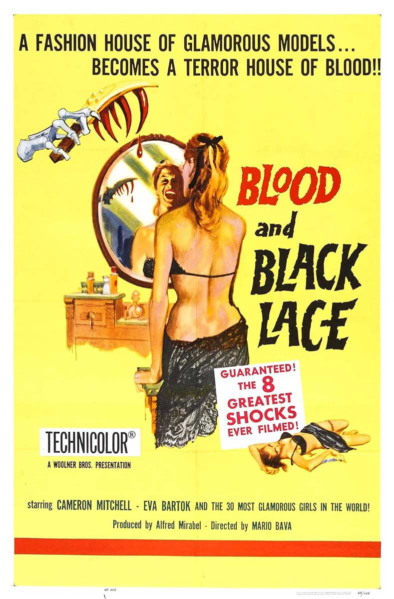 blood black lace poster