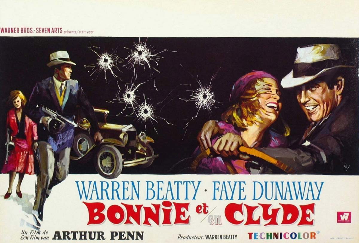 bonnie clyde french poster
