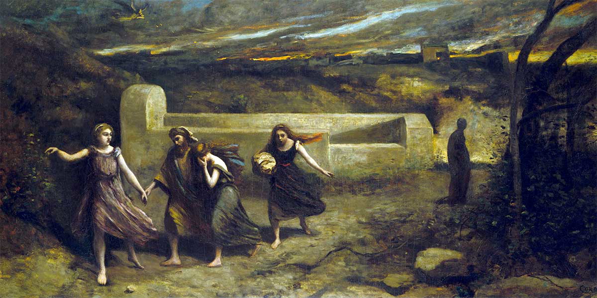 burning of sodom camile lots daughters