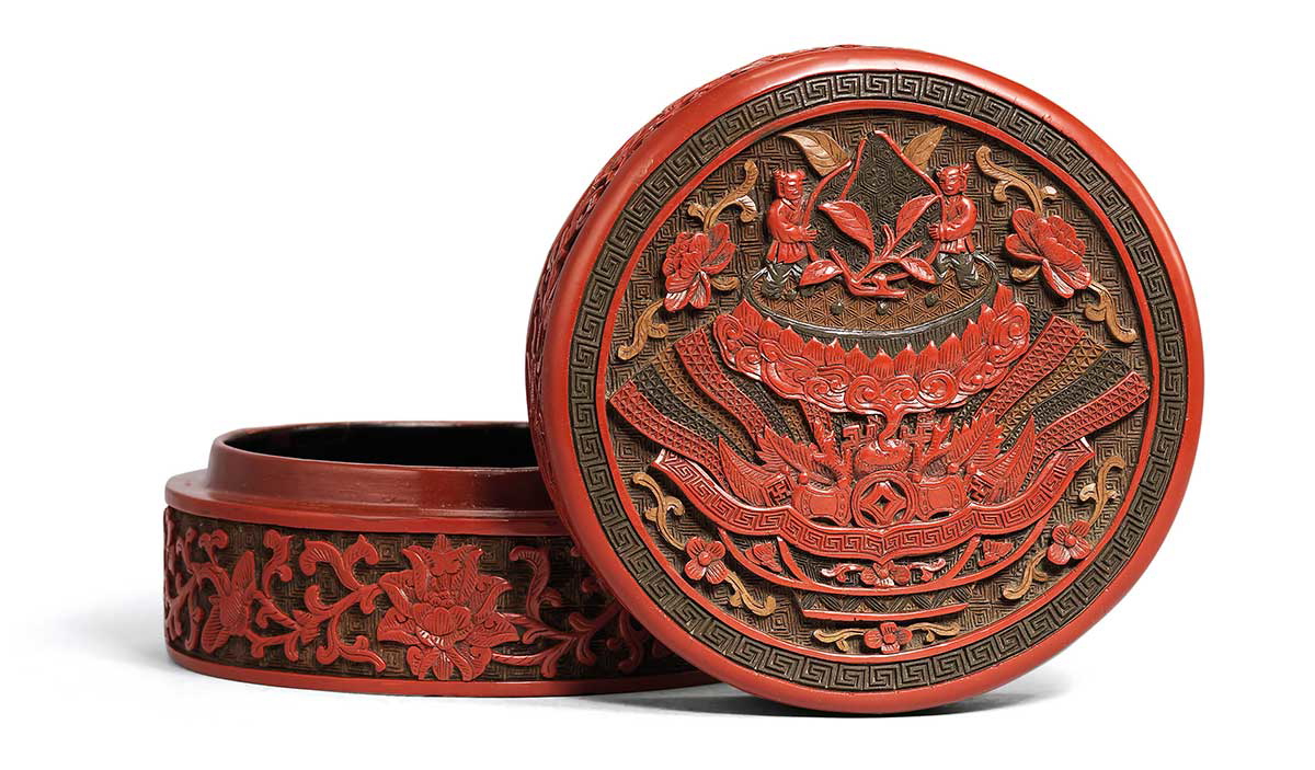 carved lacquer 18th century