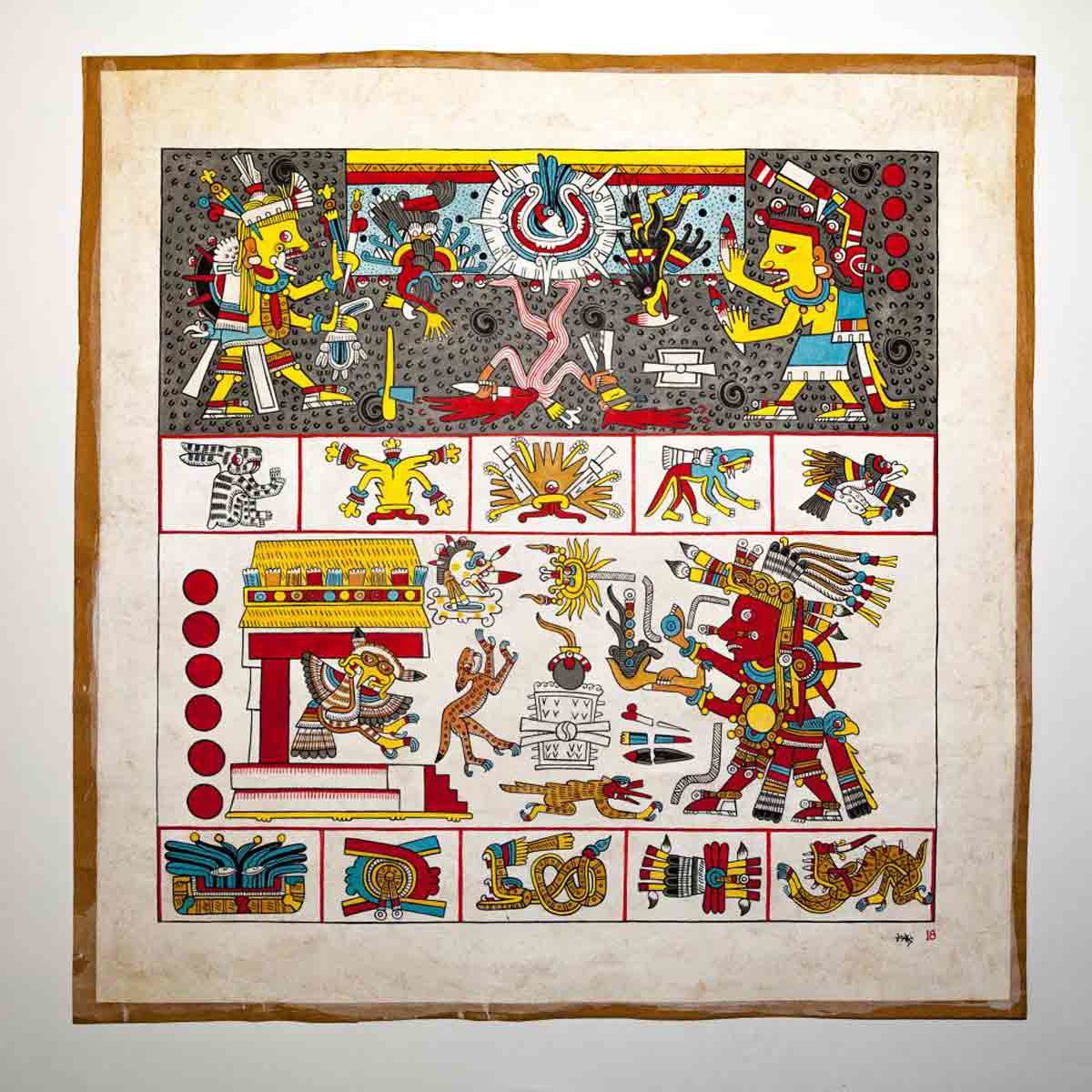 codex borgia replica mexican art