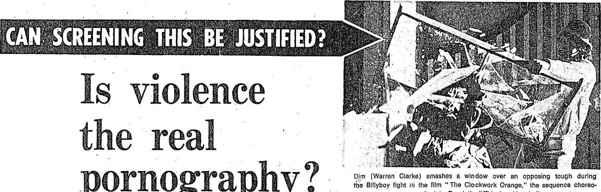 controversial films clockwork orange news blurb