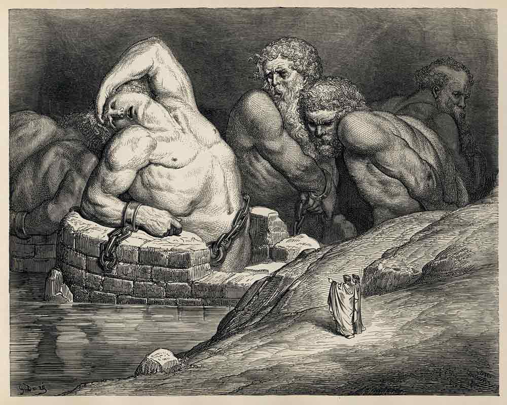 dante inferno by gustave doré giants in the bible