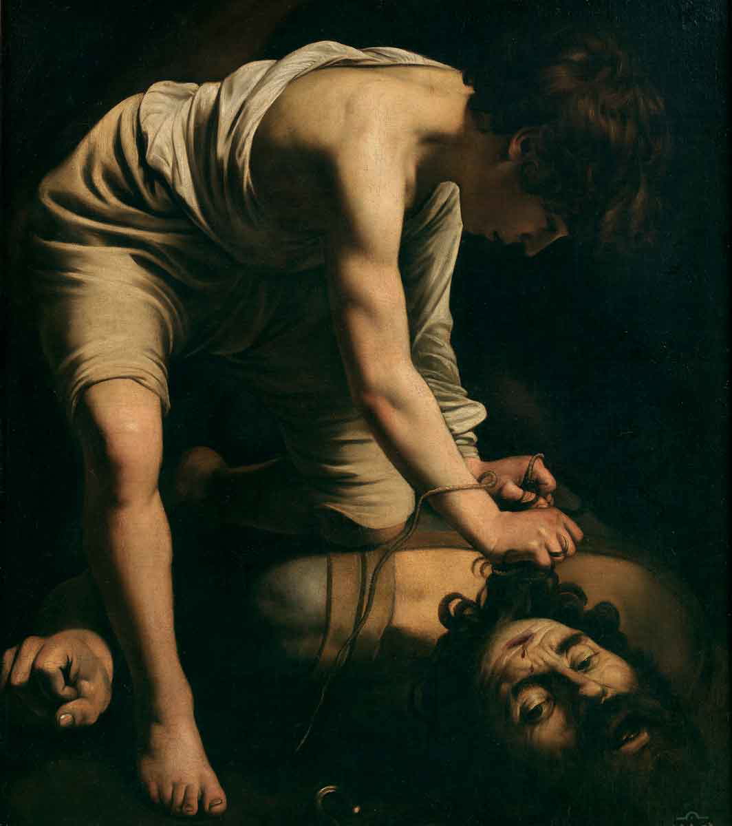 david and goliath by caravaggio giant in the bible
