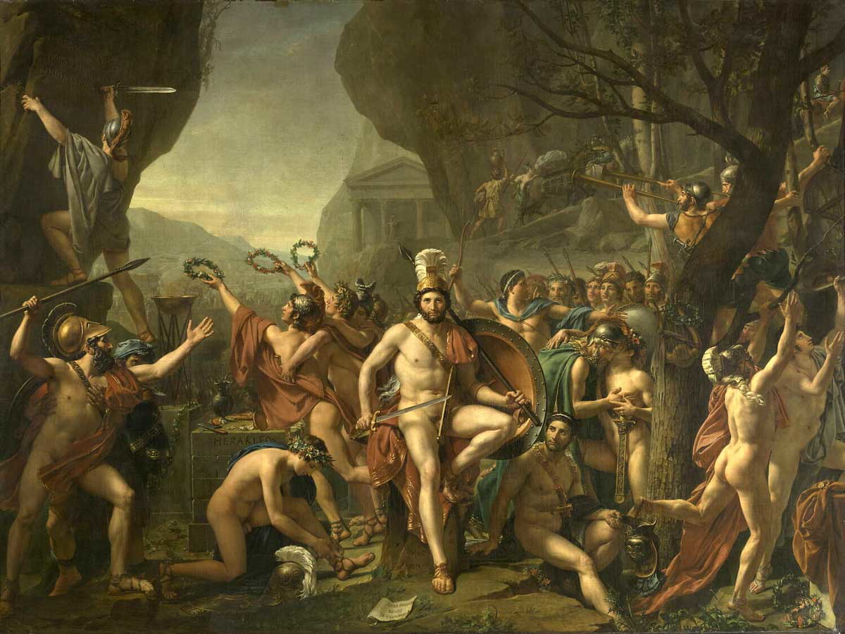 david leonidas thermopylae 1814