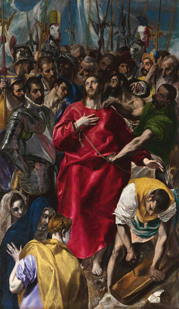 el greco disrobing painting