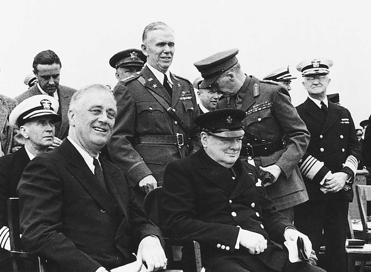 fdr winston churchill ww2