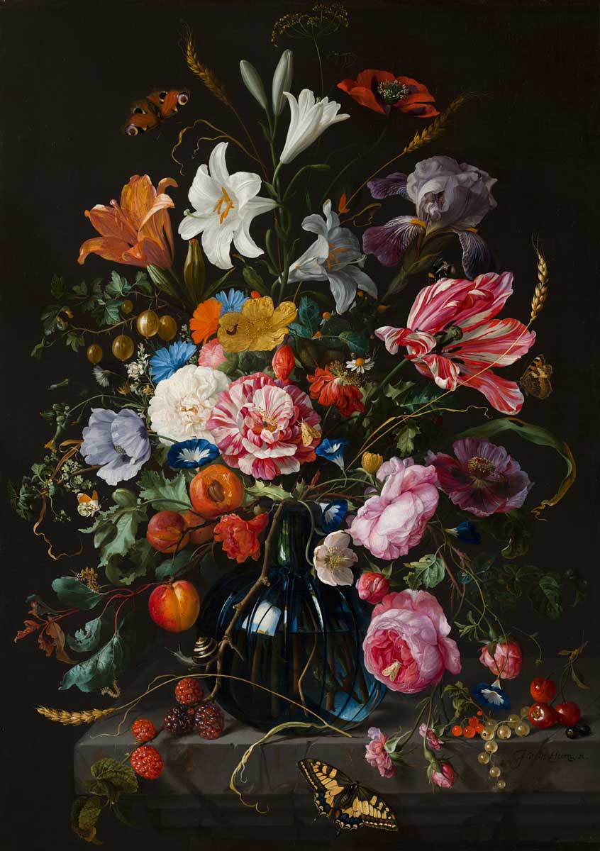femininity jan davidsz de heem vase of flowers
