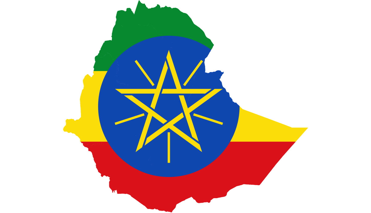 flag map jamaica ethiopia