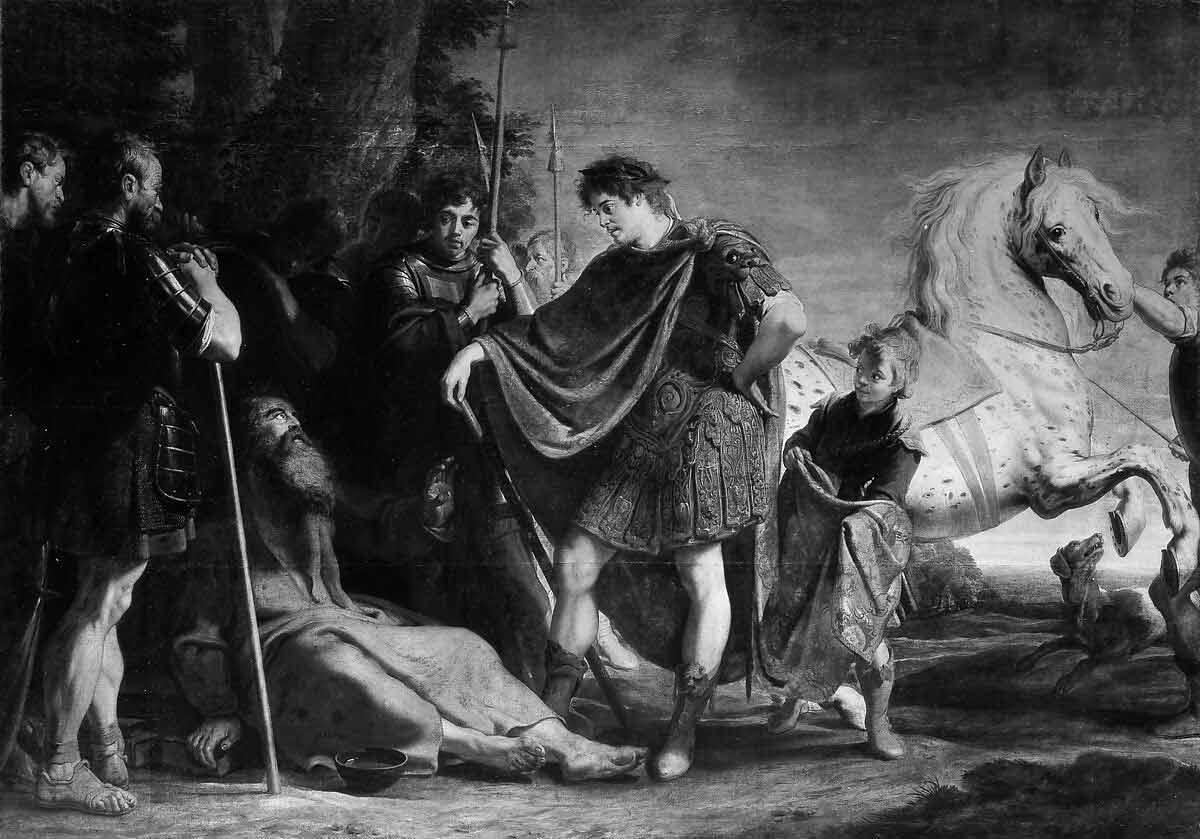 gaspar de crayer alexander the great and diogenes painting