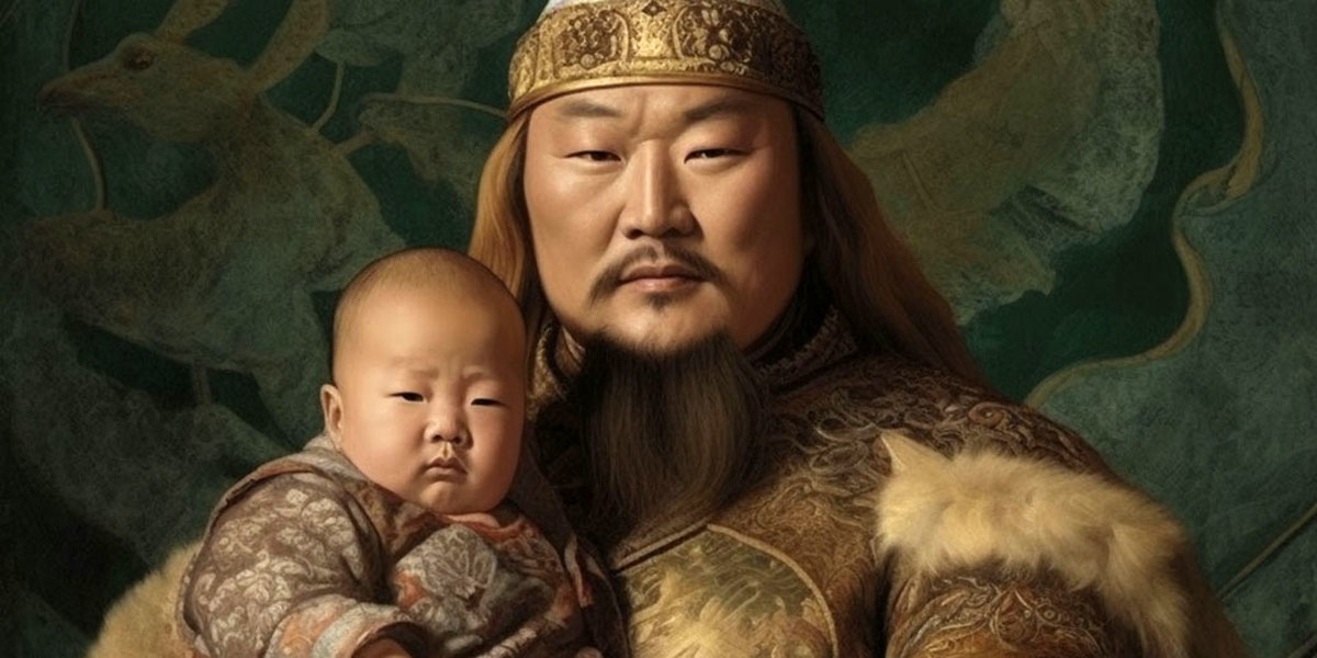 genghis khan baby