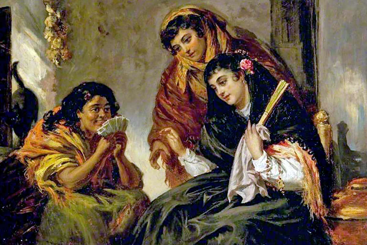 glm fortune teller painting