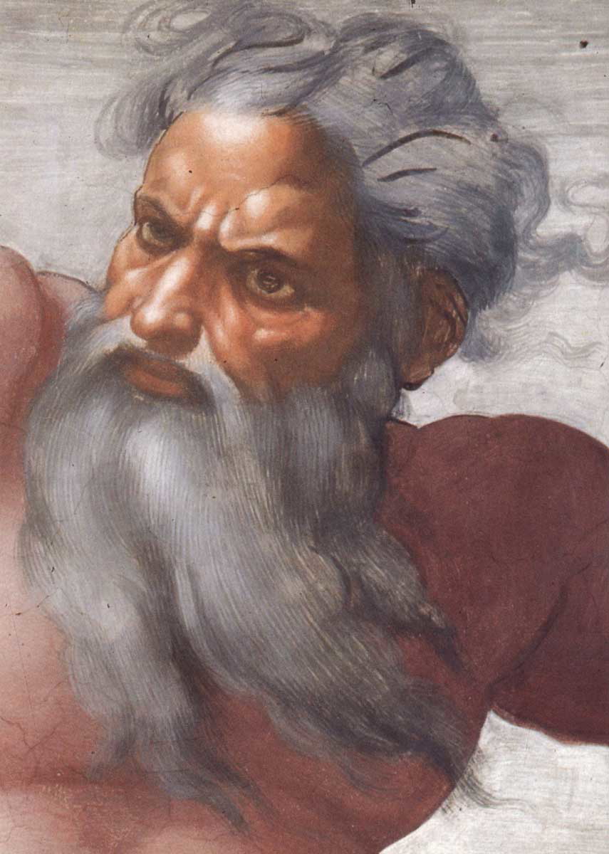 god oil painting