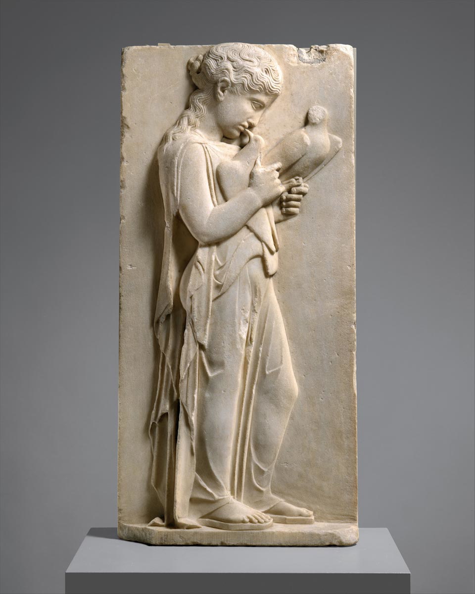 grave stelai little girl