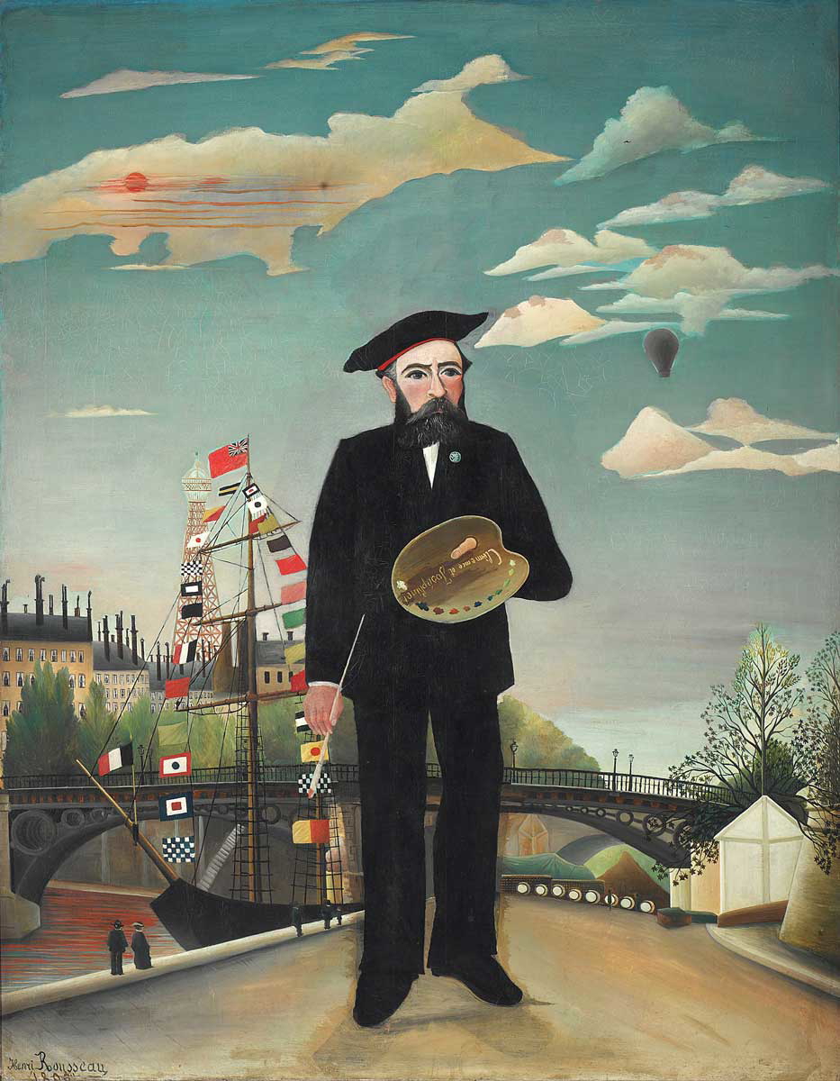 henri rousseau myself painting