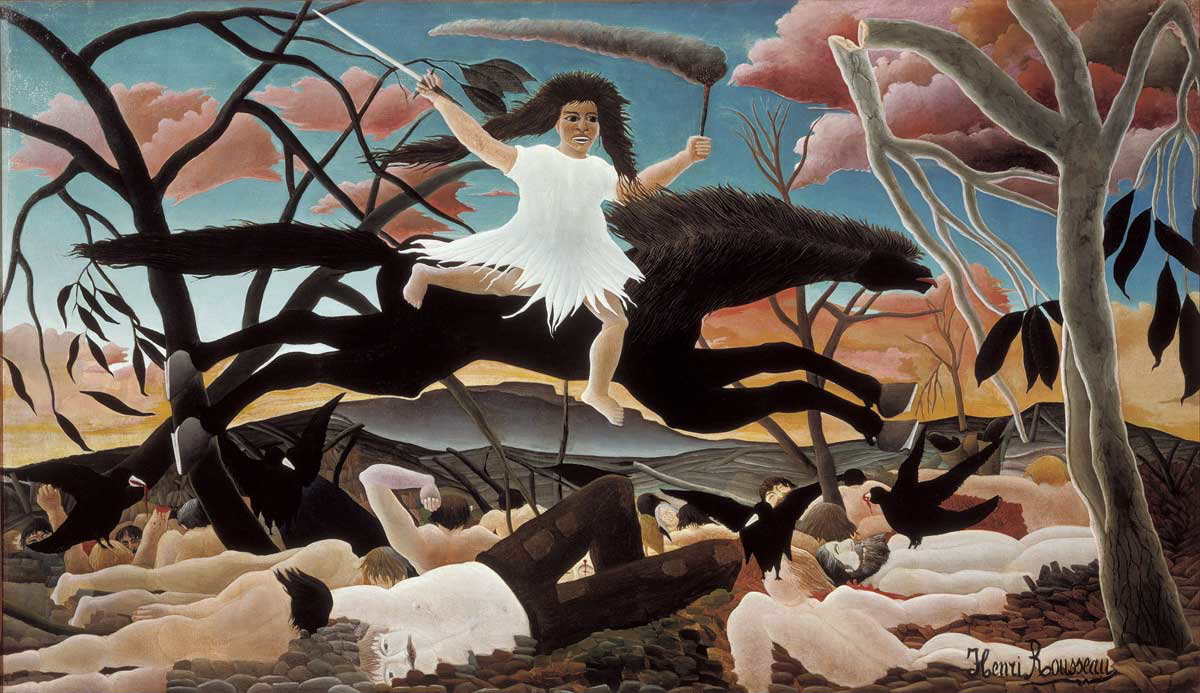 henri rousseau war painting