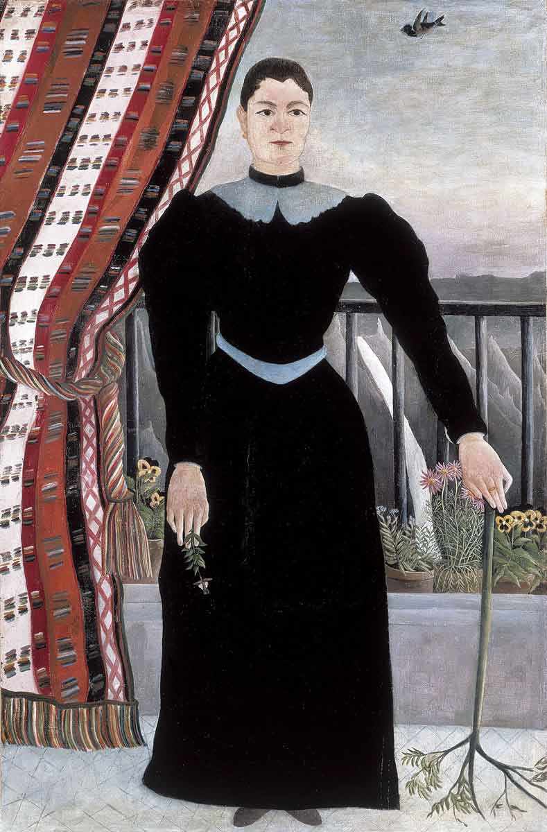 henri rousseau woman painting