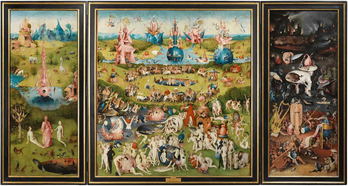 hieronymus bosch garden of earthly delights painting