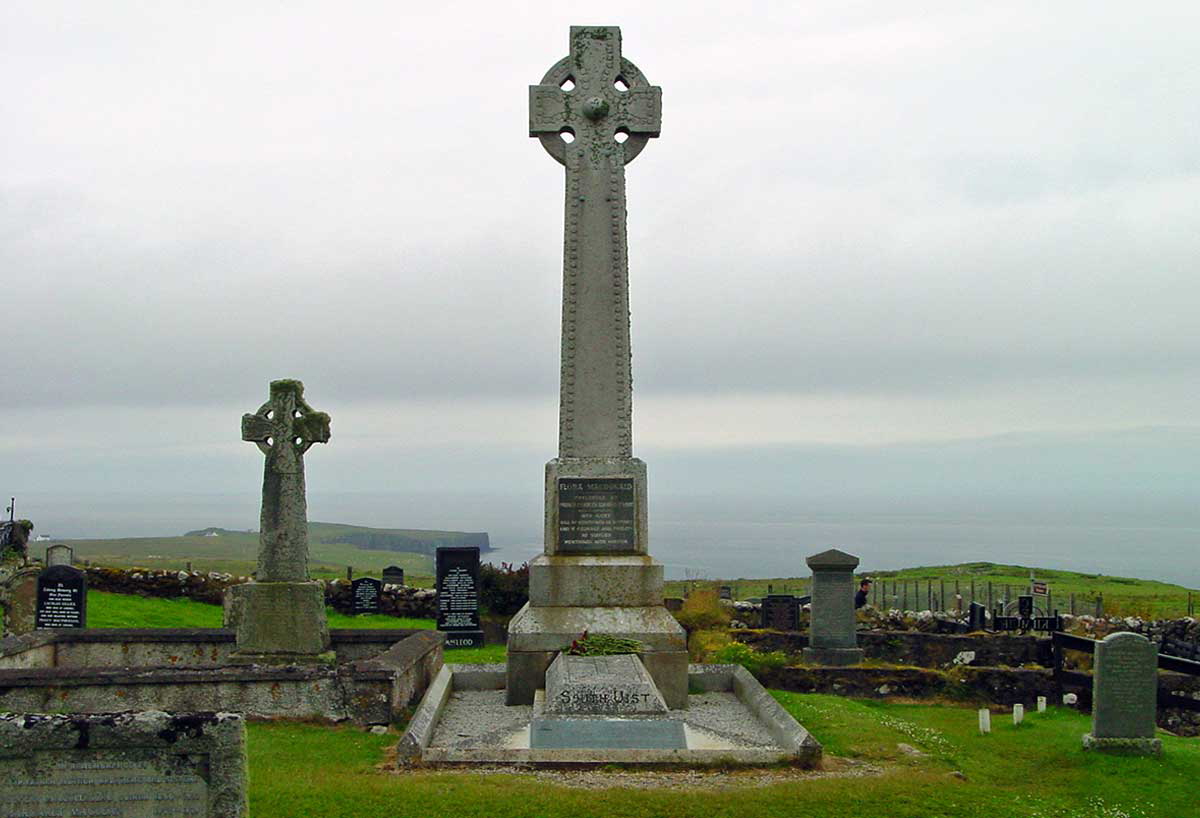 isle of skye grave of flora kilmuir graveyard