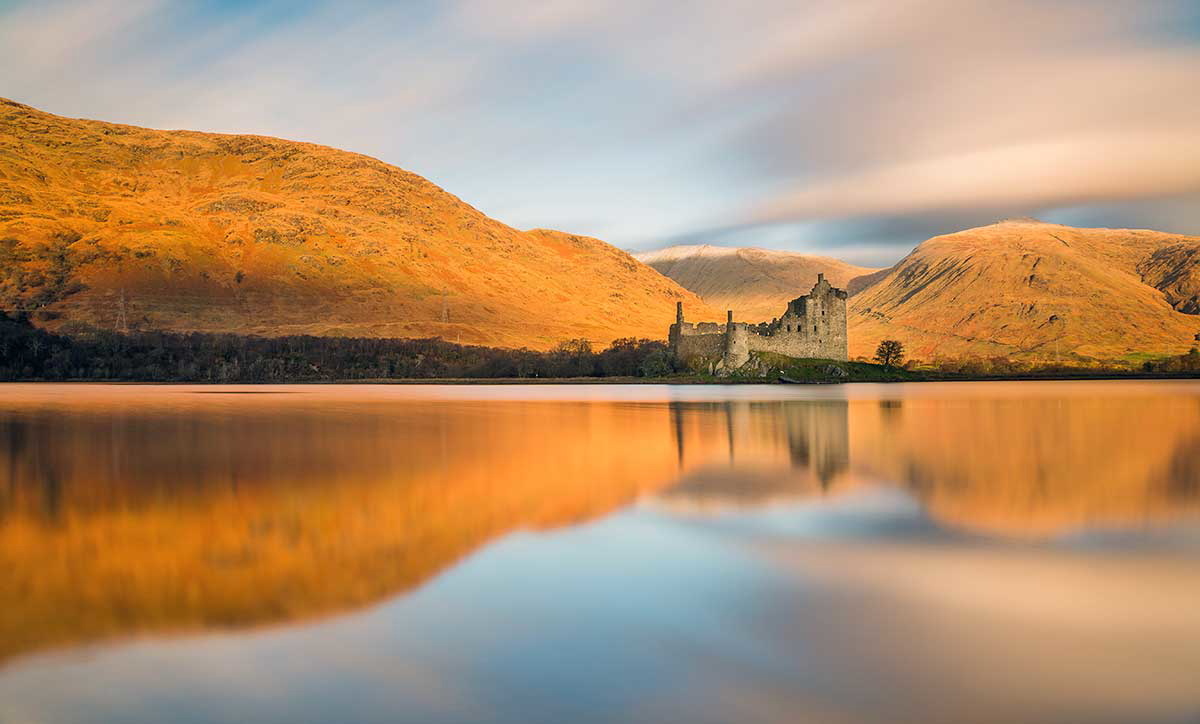 kilchurn castle sunrise isle of skye