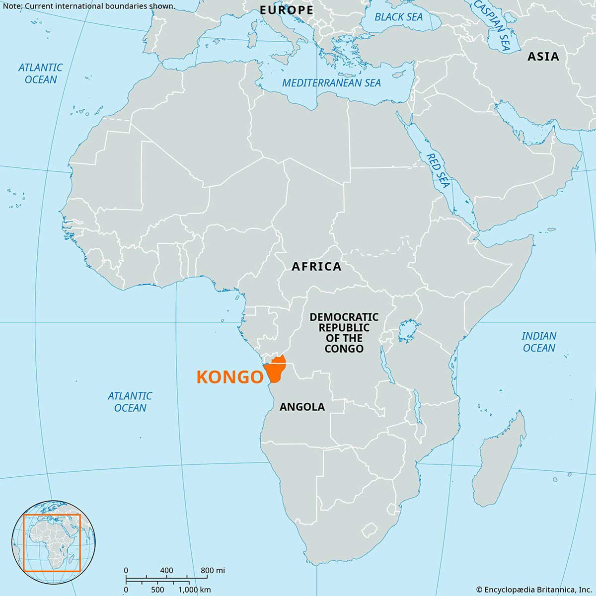 kingdom of kongo modern map