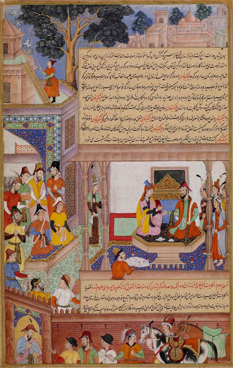 kublai khan enthroned