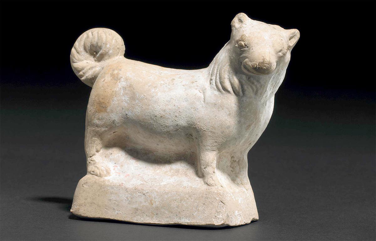 little dog statue