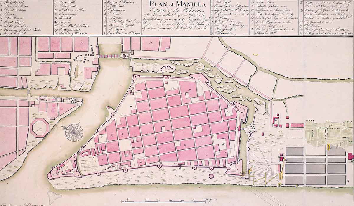 map manila 1762