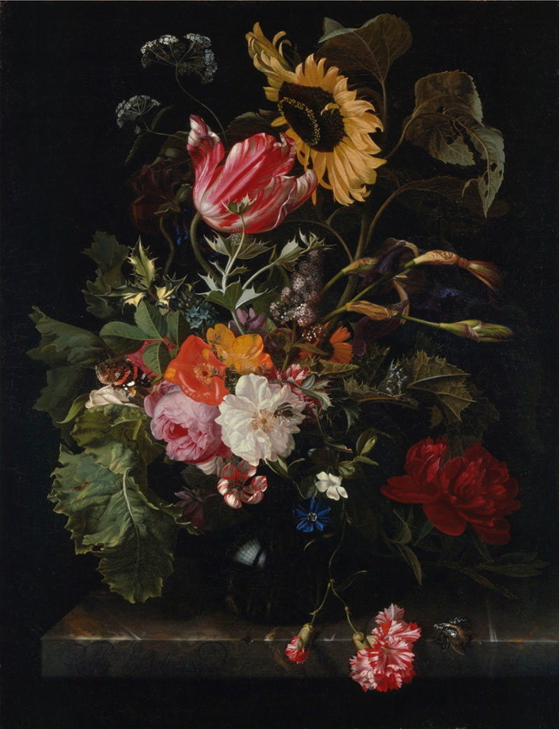 maria van oosterwijck bouquet flowers vase denver art museum