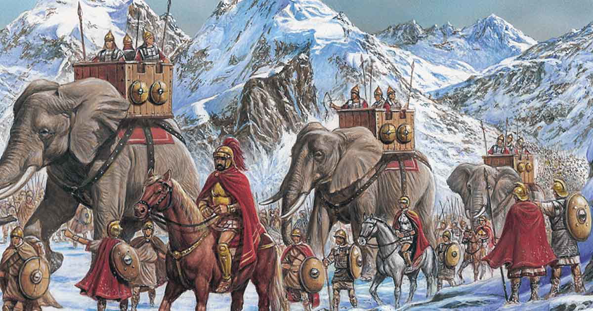 military genius hannibal alps