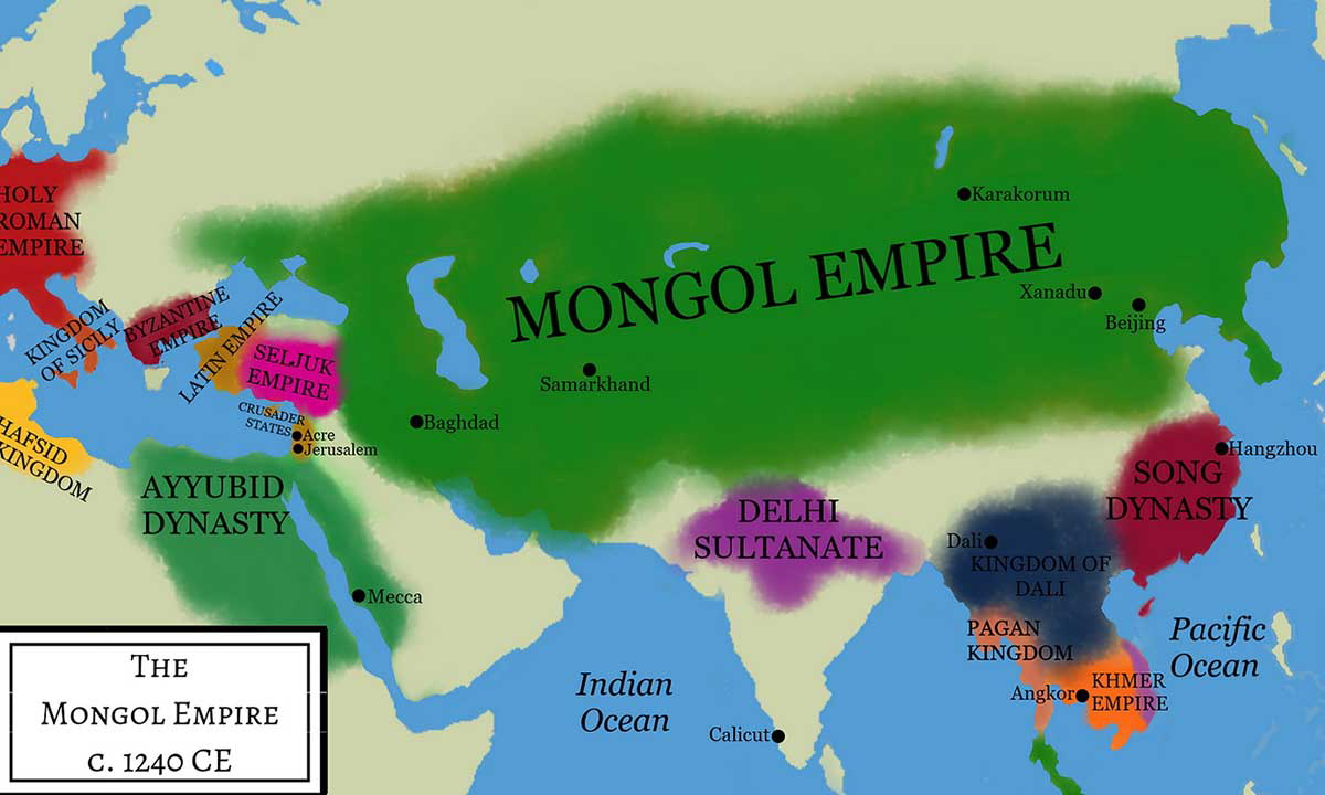 military genius mongol map