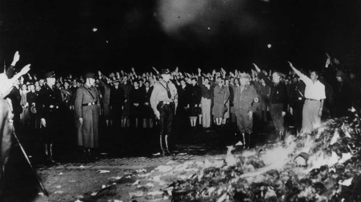 nazi book burning berlin