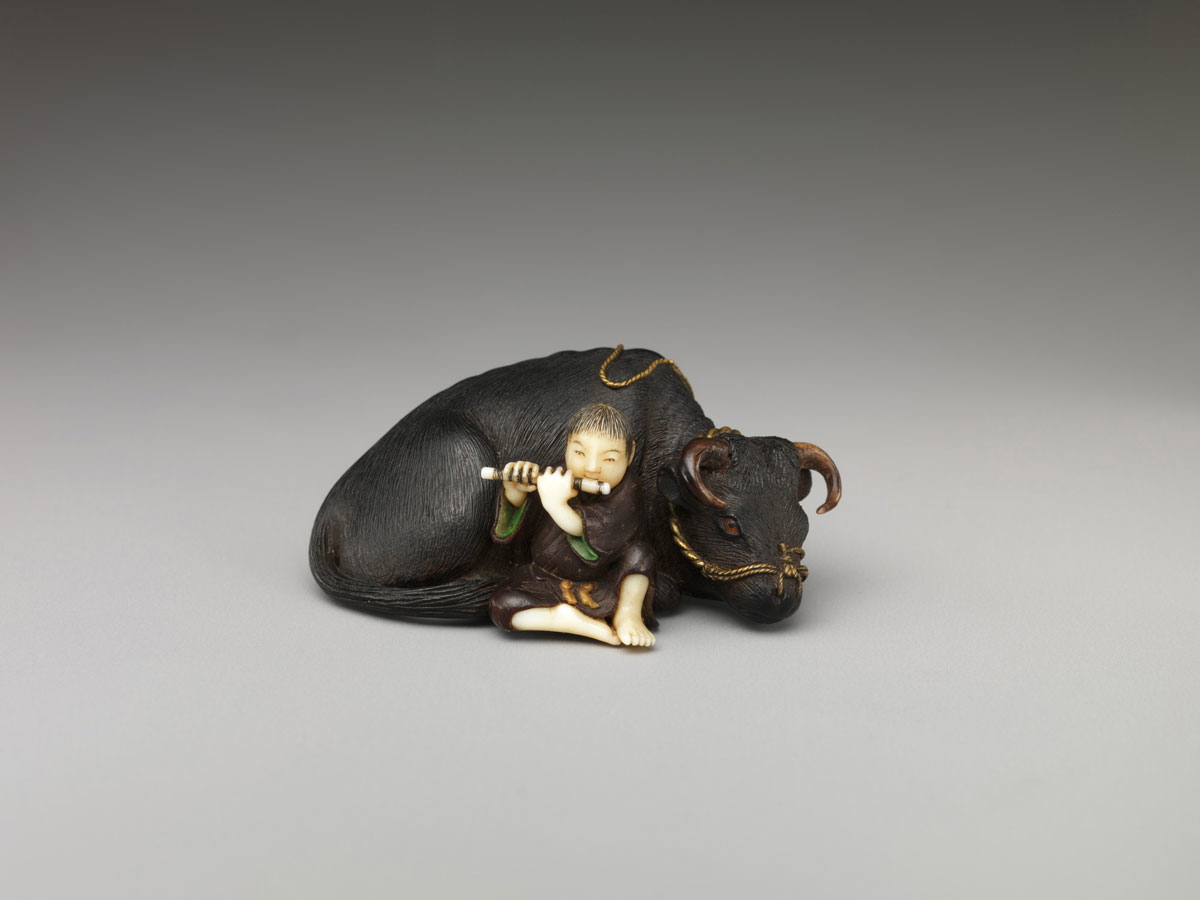 netsuke ox bokudo