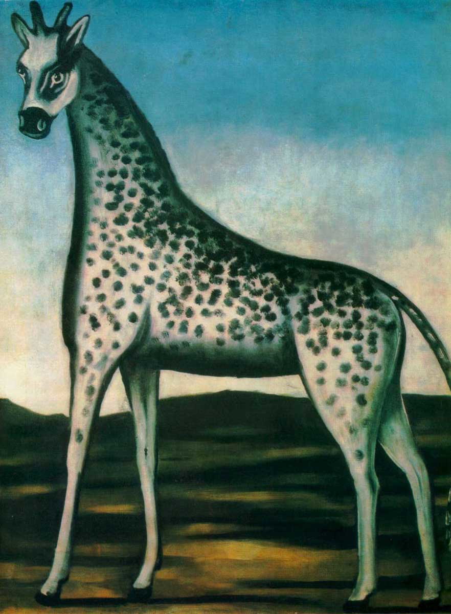 niko pirosmani giraffe painting