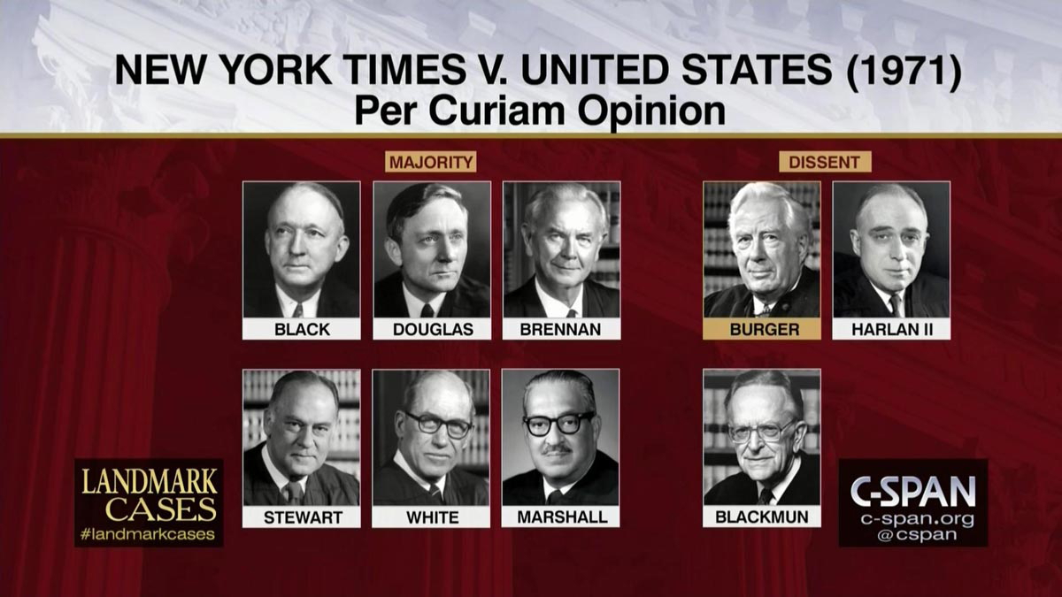 nyt vs united states 1971 decision