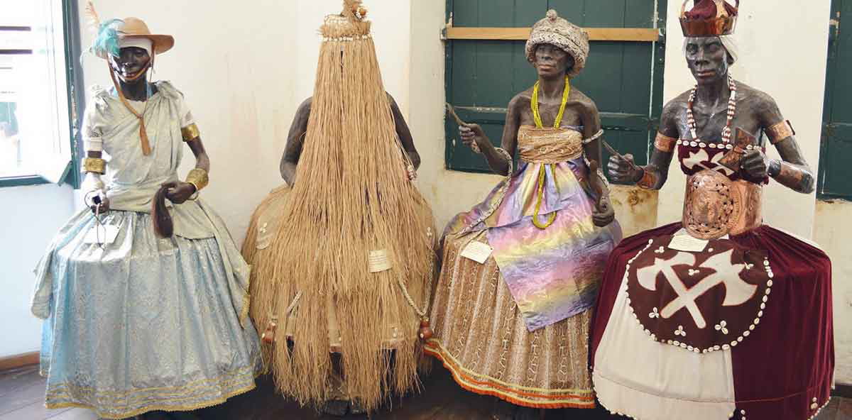 orixa statues candomble umbanda religion brazil costume