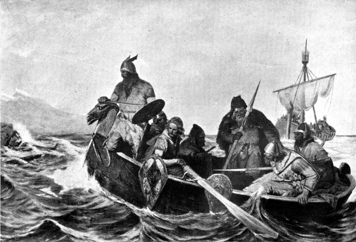 oscar wergeland norsemen painting
