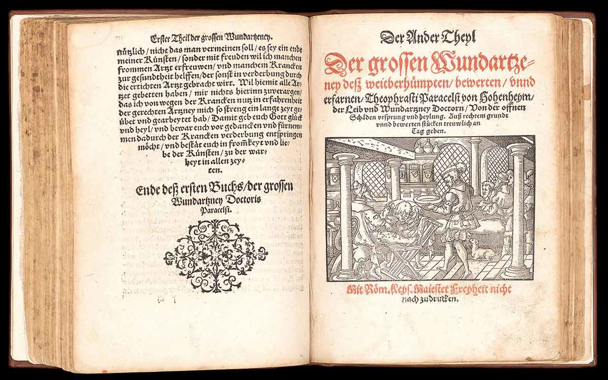paracelsus treatise woodcut engraving