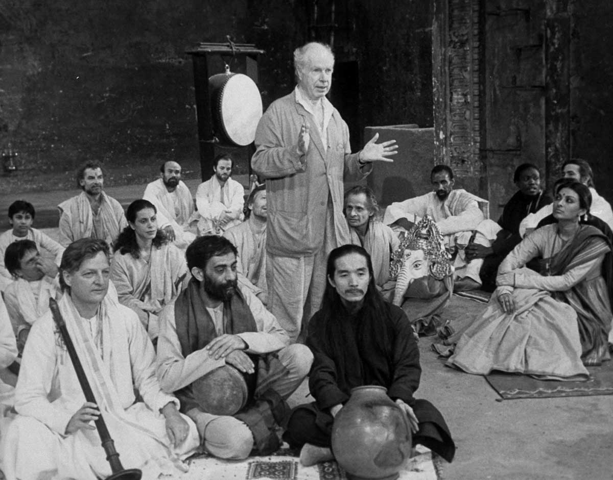 peter brook mahabharata theater director performance