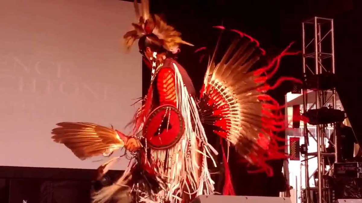 photograph algonquin warrior
