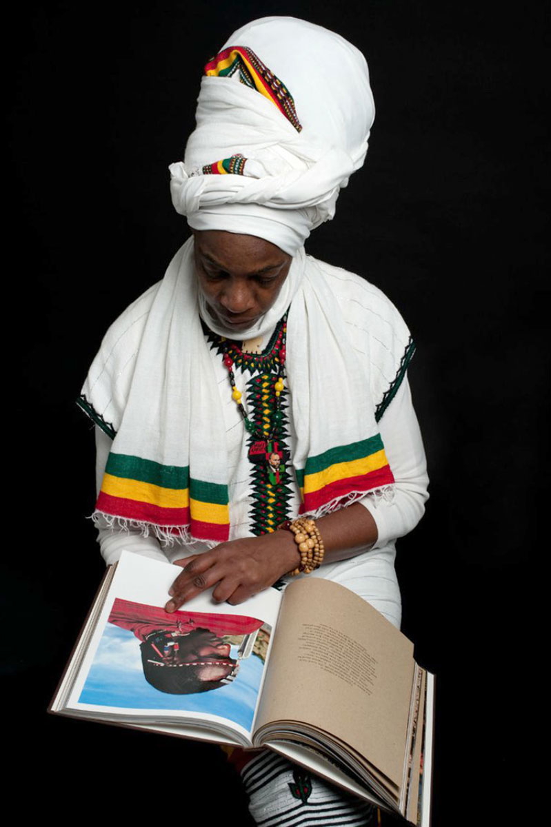 rastafari woman reading