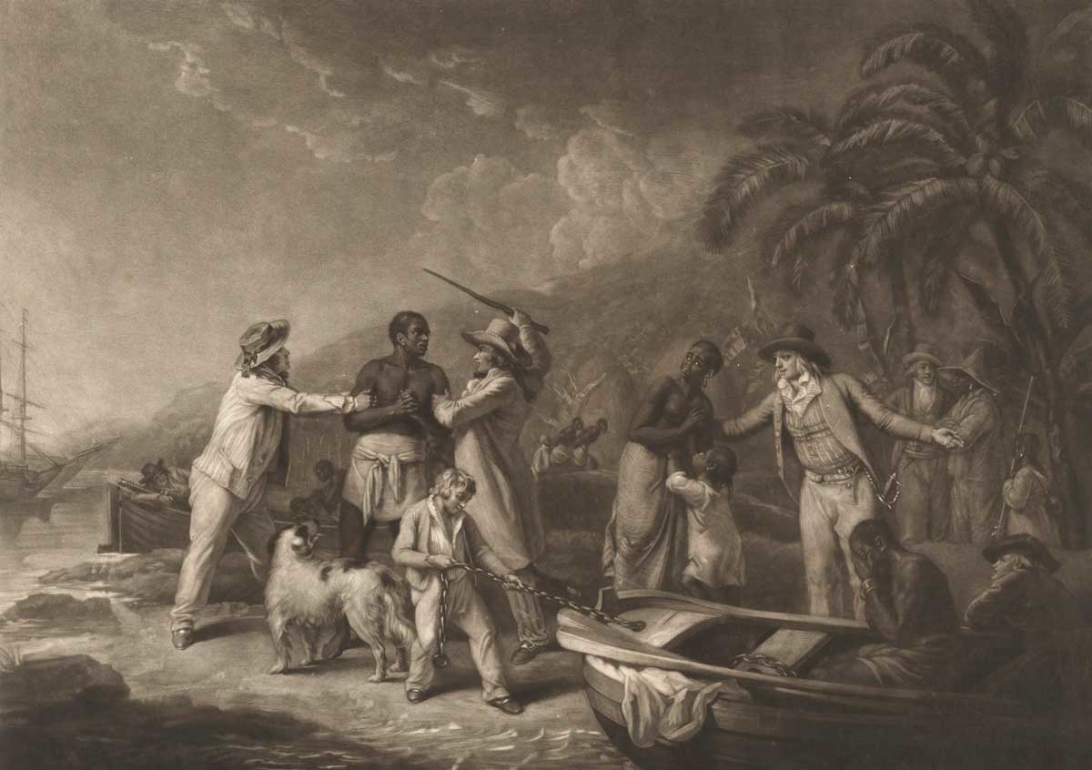 slave trade painting john raphael smith george morland