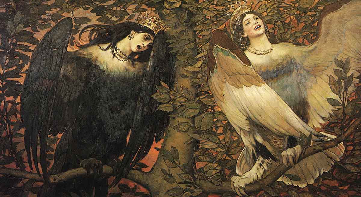 slavic mythology vasnetsov sirin painting