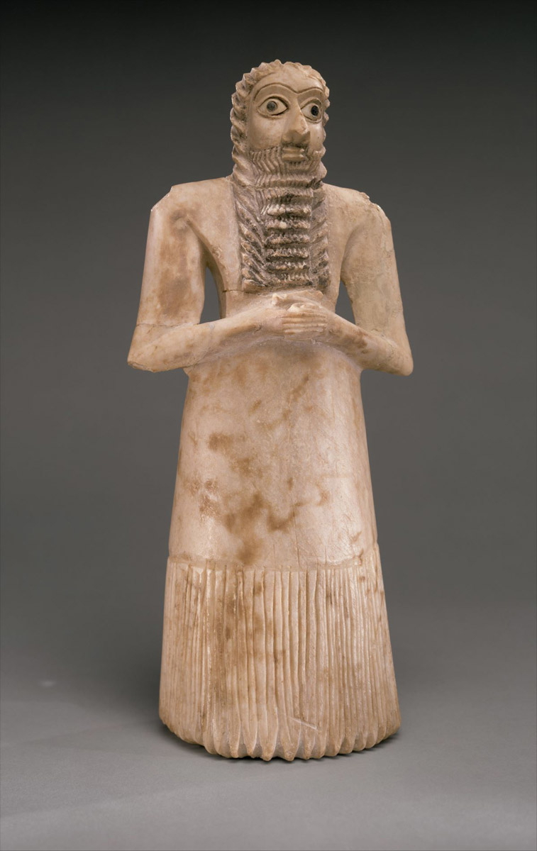 standing male worshipper, Iraq