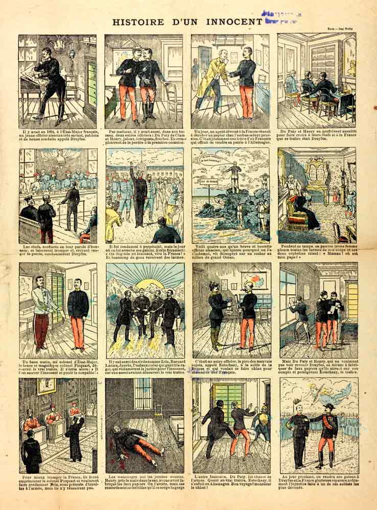 story of innocent dreyfus affair poster